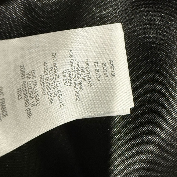 Belle by Kim Gravel Women's Jacket Sz 1X Faux Leather - Picture 4 of 5